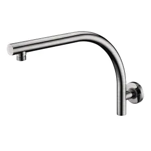 Lina Curved Shower Arm 412 Brush Nickel by null, a Laundry Taps for sale on Style Sourcebook