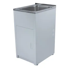Arial Single Trough & Cab 2TH 510X610 Stainless Steel by null, a Troughs & Sinks for sale on Style Sourcebook