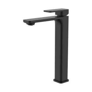Platz Vessel Basin Mixer Matt Black by null, a Bathroom Taps & Mixers for sale on Style Sourcebook