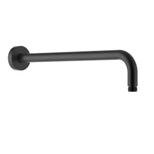 Misha Shower Arm 400 Matt Black by null, a Laundry Taps for sale on Style Sourcebook
