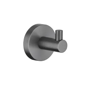 Misha Round Robe Hook Gun Metal by null, a Shelves & Hooks for sale on Style Sourcebook
