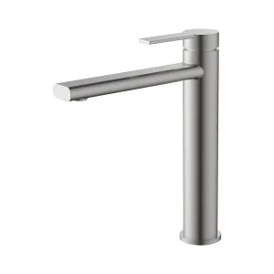 Lina Vessel Basin Mixer Brush Nickel by null, a Bathroom Taps & Mixers for sale on Style Sourcebook