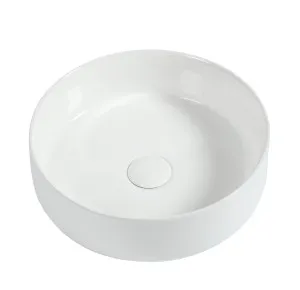 Beta Vessel Basin NTH 355x355 Ceramic Matte White by null, a Basins for sale on Style Sourcebook