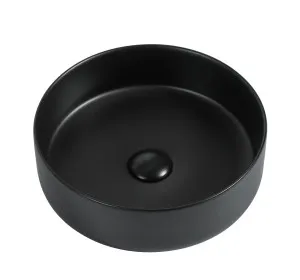 Beta Vessel Basin NTH 355x355 Ceramic Matte Black by null, a Basins for sale on Style Sourcebook