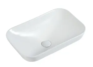 Goccia Insert Basin NTH 515x340 Ceramic Matte White by null, a Basins for sale on Style Sourcebook