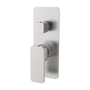 Platz Wall/Shower Mixer W Divertor Brushed Nickel by null, a Laundry Taps for sale on Style Sourcebook