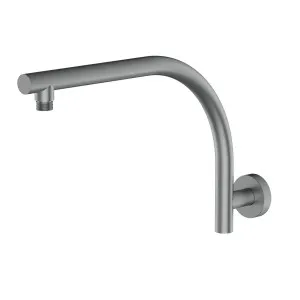 Lina Curved Shower Arm 412 Gun Metal by null, a Laundry Taps for sale on Style Sourcebook