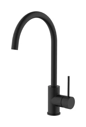 Misha Sink Mixer 208 Matt Black by null, a Kitchen Taps & Mixers for sale on Style Sourcebook