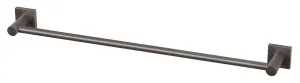 Radii Square Towel Rail Single 600 Gun Metal by null, a Towel Rails for sale on Style Sourcebook