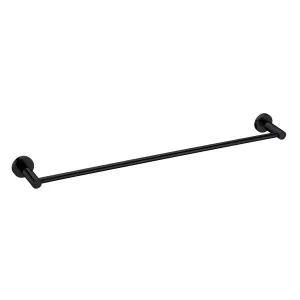 Misha Single Towel Rail 600 Matt Black by null, a Towel Rails for sale on Style Sourcebook