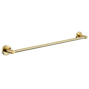 Misha Single Towel Rail 600 Brushed Gold by null, a Towel Rails for sale on Style Sourcebook