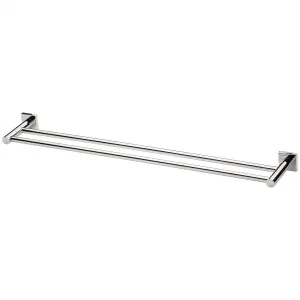 Radii Square Towel Rail Double 800 Chrome by null, a Towel Rails for sale on Style Sourcebook