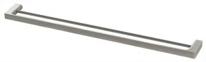 Gloss Towel Rail Double 800 Brushed Nickel by null, a Towel Rails for sale on Style Sourcebook