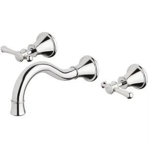 Nostalgia 3 Piece Bath Set Chrome by null, a Bathroom Taps & Mixers for sale on Style Sourcebook