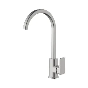 Platz Sink Mixer 200 Brushed Nickel by null, a Kitchen Taps & Mixers for sale on Style Sourcebook