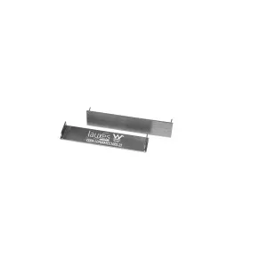 Lauxes Standard Tile Insert Floor Grate End Caps 21mm High (Pack of 2) - Silver by null, a Shower Grates & Drains for sale on Style Sourcebook