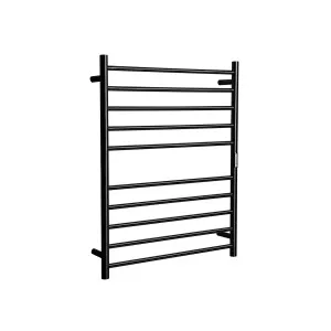 Towel Rail Heated Flat Round 700X900 Gun Metal by null, a Towel Rails for sale on Style Sourcebook