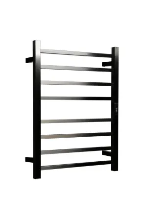 Towel Rail Heated Flat Square 530X700 Gun Metal by null, a Towel Rails for sale on Style Sourcebook