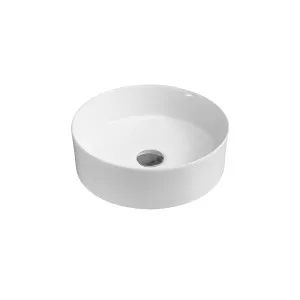 Art Round Vessel Basin NTH Ceramic 350 Gloss White by null, a Basins for sale on Style Sourcebook
