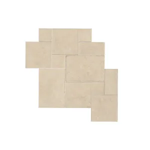Pierre Beige Limestone Extra Textured French Pattern Tile by null, a Natural Stone Tiles for sale on Style Sourcebook