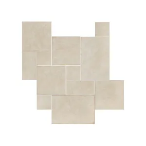 Pierre Blanco Limestone Textured French Pattern Tile by null, a Natural Stone Tiles for sale on Style Sourcebook