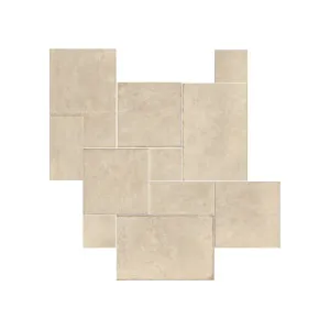 Pierre Beige Limestone Textured French Pattern Tile by null, a Natural Stone Tiles for sale on Style Sourcebook