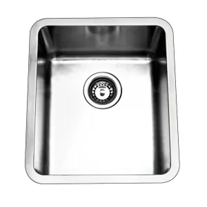 Arial Single Sink NTH 440X440 Stainless Steel by null, a Kitchen Sinks for sale on Style Sourcebook