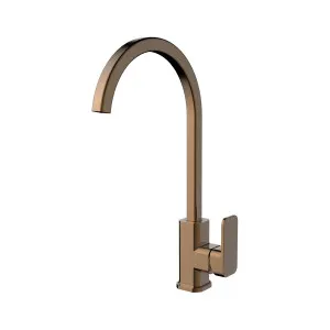 Platz Sink Mixer 200 Brushed Copper by null, a Kitchen Taps & Mixers for sale on Style Sourcebook