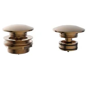 Misha Uni 40mm Mushroom Pop Up Bath Waste Brushed Copper by null, a Traps & Wastes for sale on Style Sourcebook