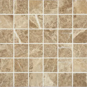 Light Emperador Polished Mosaic by null, a Brick Look Tiles for sale on Style Sourcebook