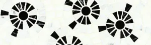 Joy Multi Black Mosaic by null, a Brick Look Tiles for sale on Style Sourcebook