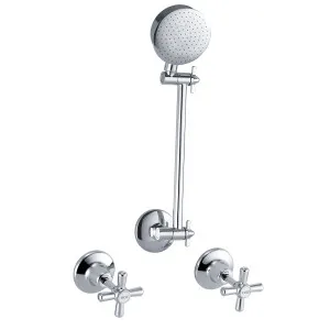 Arial 3 Piece Shower Set Chorme by null, a Shower Heads & Mixers for sale on Style Sourcebook