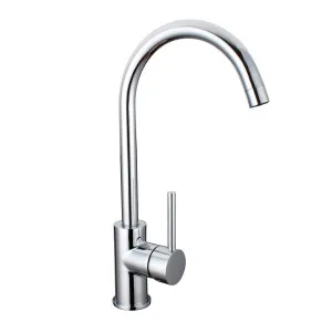 Marki Round Sink Mixer Chrome by null, a Kitchen Taps & Mixers for sale on Style Sourcebook
