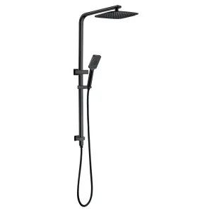 Platz Twin Shower Matt Black by null, a Laundry Taps for sale on Style Sourcebook