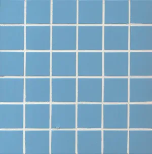 Swimmer Sky Blue Gloss Mosaic Tile by null, a Mosaic Tiles for sale on Style Sourcebook