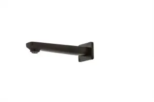 Elbrus Bath Outlet Straight 182 Matte Black by null, a Bathroom Taps & Mixers for sale on Style Sourcebook