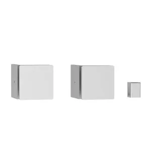 Misha Single Entry Shower Screen Fitting Kit Brushed Nickel by null, a Shower Screens & Enclosures for sale on Style Sourcebook