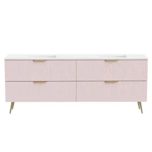 Sutherland House Vty 2100 Legs Double WG Basins SilkSurface UC Top by null, a Vanities for sale on Style Sourcebook
