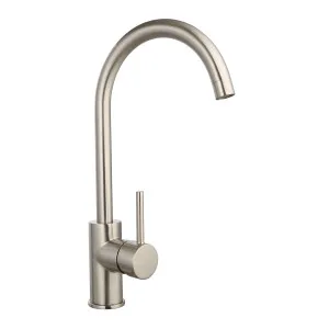 Marki Round Sink Mixer Brushed Nickel by null, a Laundry Taps for sale on Style Sourcebook