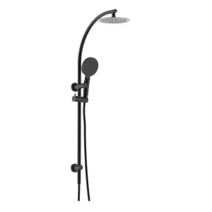 Misha Twin Shower Matt Black by null, a Laundry Taps for sale on Style Sourcebook