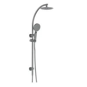 Misha Twin Shower Gun Metal by null, a Laundry Taps for sale on Style Sourcebook