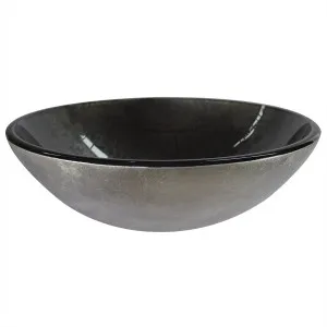 Vessel Basin NTH Glass 420 Gloss Black by null, a Basins for sale on Style Sourcebook