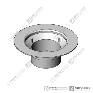 Art Puddle Flange 100x100x100mm Pvc White by null, a Shower Grates & Drains for sale on Style Sourcebook
