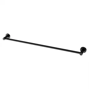 Radii Round Towel Rail Single 800 Matte Black by null, a Towel Rails for sale on Style Sourcebook