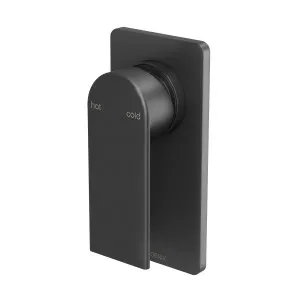 Teel SwitchMix Shower/Wall Mixer Trim Kit Matte Black by null, a Shower Heads & Mixers for sale on Style Sourcebook