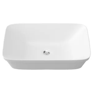 George Semi Inset Basin 600x375 Matte White by null, a Basins for sale on Style Sourcebook