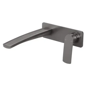 Mekko SwitchMix Wall Basin/Bath Mixer Set 200 Trim Kit Brushed Carbon by null, a Bathroom Taps & Mixers for sale on Style Sourcebook