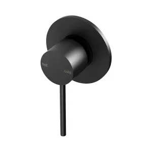 Vivid Slimline SwitchMix Shower/Wall Mixer Trim Kit Matte Black by null, a Shower Heads & Mixers for sale on Style Sourcebook