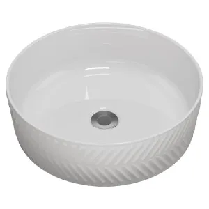Allure Arrow Vessel Basin 360x360 Gloss White by null, a Basins for sale on Style Sourcebook