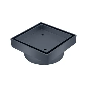 Art Bermuda Tile Ins 115x115x100mm Brush Gunmetal Grey by null, a Shower Grates & Drains for sale on Style Sourcebook